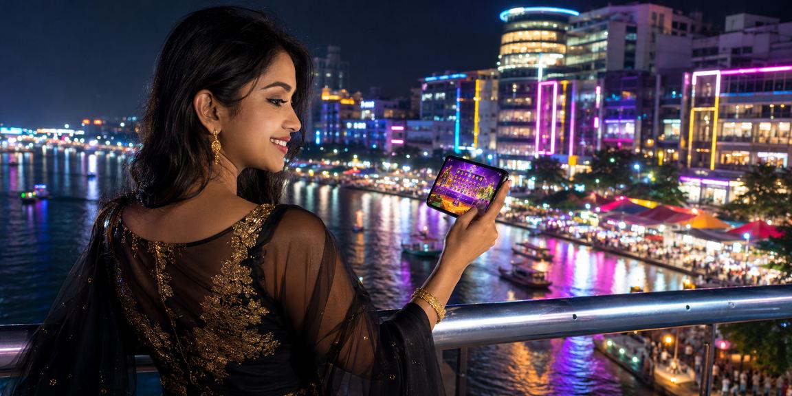 বরিশালে নাইট মার্কেটে মোবাইলে a03 ক্যাসিনো গেম উপভোগ করছেন ব্যবহারকারী
