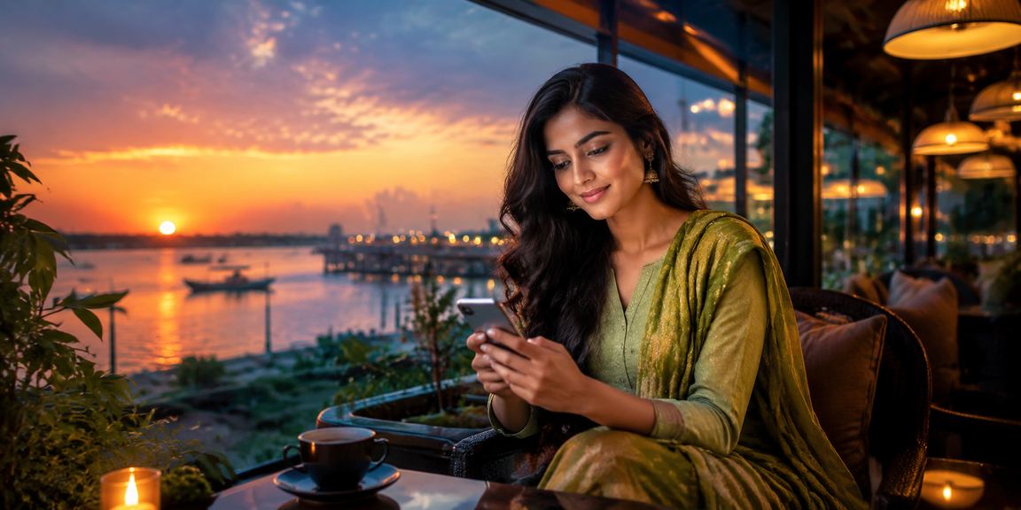 খুলনার চা বাগানে মোবাইলে নিরাপদ পেমেন্ট করছেন a03 ব্যবহারকারী